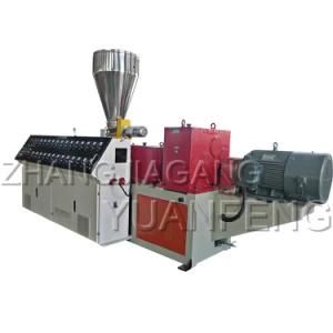 Sjsz80/156 Conical Twin Screw Extruder Machine