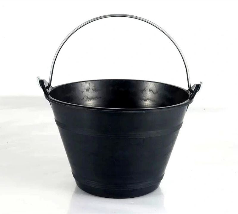 9L 11L 12L Black Bucket Building Construction Cement Buckets