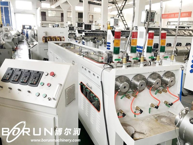 Best Selling Four Cavity 16-32mm UPVC CPVC PVC Conduit Pipe Making Machine / PVC Pipe Extrusion Line with Conical Twin Screw Extruder