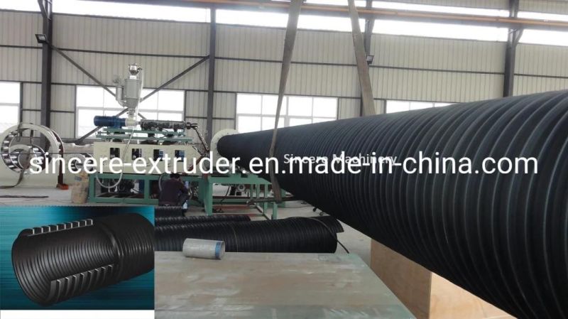 HDPE Spiral Wound Gravity Pipe Extrusion Production Line