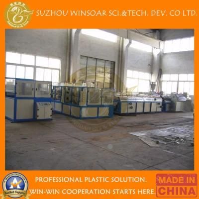 Plastic PVC Profile/Pipe Machinery Extruder Machine/Making Machine Widely Used in Family ...