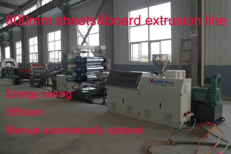 Plastic ABS/PE/ PP/ PS/ Pet/PC/ PMMA Sheet/Board/Plate Extrusion/Produxtion Line (600mm)