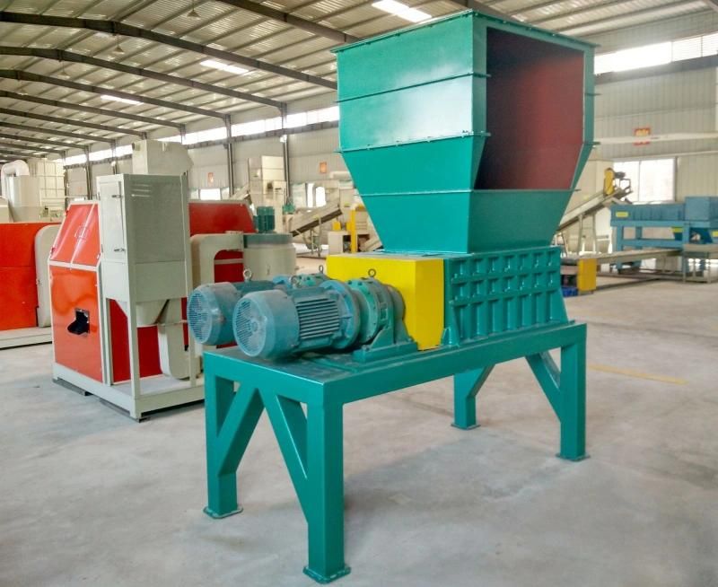 Heavy Machinery Four Shaft Shredder Machine Recycling Waste Rubber Plastic