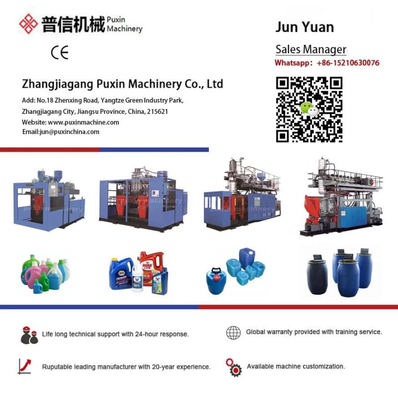 20L Extrusion HDPE Plastic Bottle, Canister Blowing Making Blow Molding/Moulding Machine