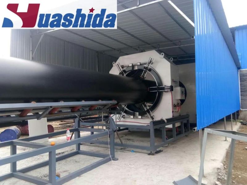 HDPE Casing/Jacket Pipe Extrusion Line/Equipment/Machine for Polyurethane Preinsulated Pipe Ppu