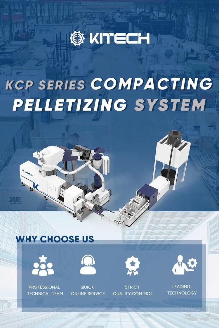 150-250 Kg/H Small Plastic Granulation Machine for PP PE Material