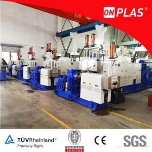 HDPE Waste Plastic Flakes Pelletizing Extruder Machine