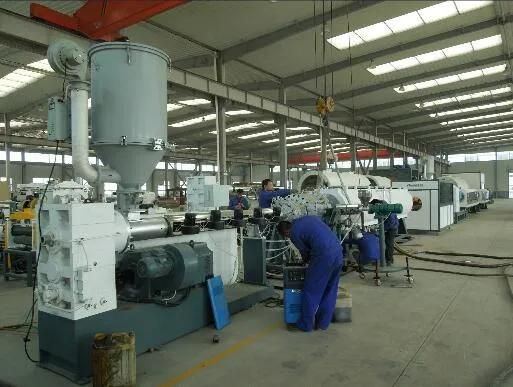 PE Plastic Pipe Pressure Extrusion Line Production Machine 630mm Extruder