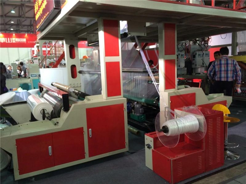 Full Automatic Three Layer Co-Extrusion with IBC & Haul-off Rotary &EPC&Automatic Double Winder Roller Changing