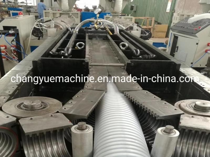 Newest Speed PE PVC Single Wall Corrugated Pipe Production Line