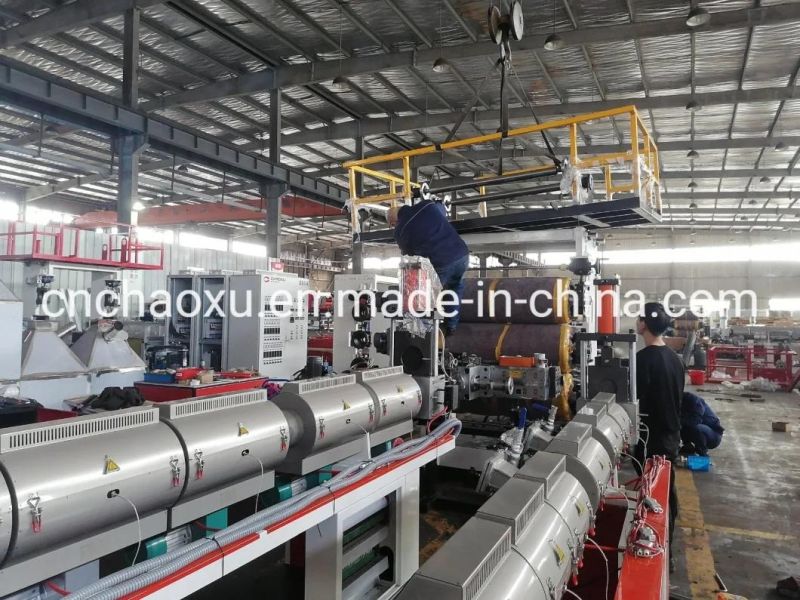 Chaoxu Smaller Type High Output ABS Sheet Single Screw Extruding Machinery