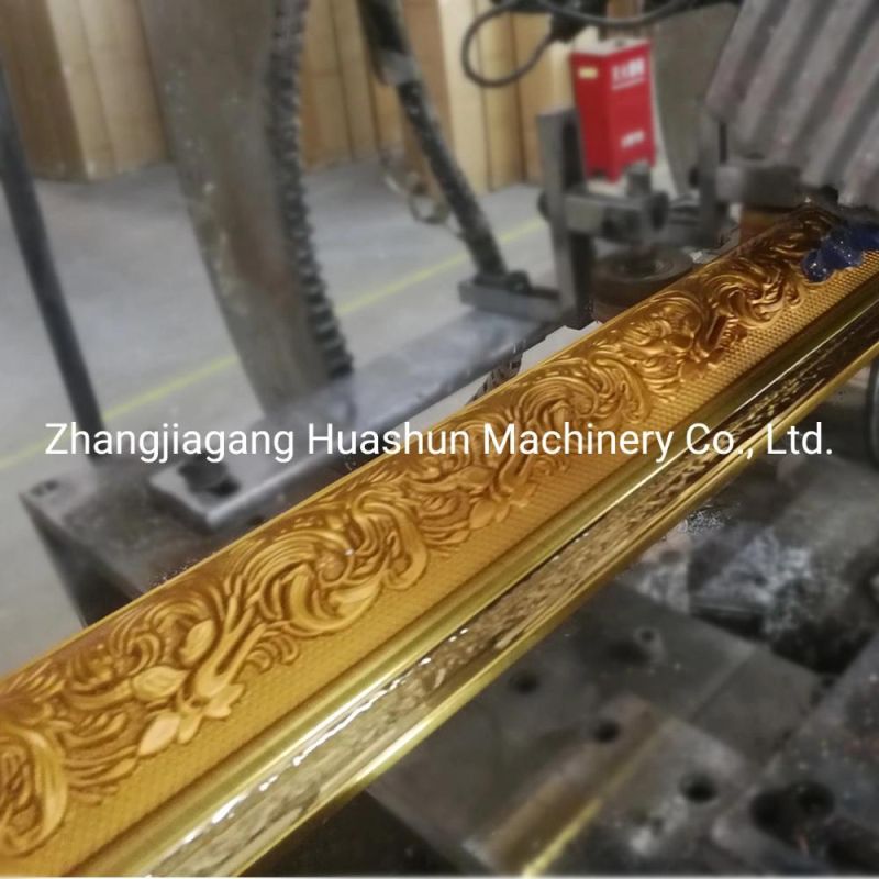 PS Moulding Frame Photo Picture Frame Profile Making Machinery Extrusion Line for Polystyrene Plastic 250mm Width Wall Panel