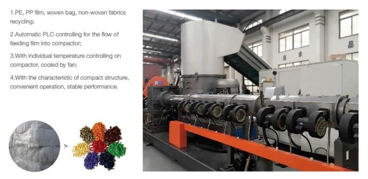 PE, PP Film Plastic Pelletizing Line Ce/CSA/UL Certification