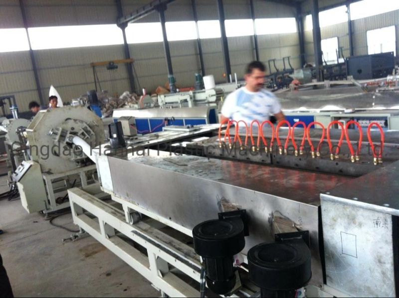 Plastic Single Wall PE/PP/PVC Corrugation Pipe/Tube Making Manufacturing Machine/Production Line