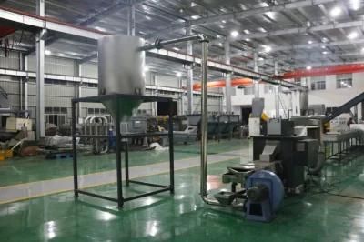 500 kg/h PET Fiber fabrics recycling granulating machine