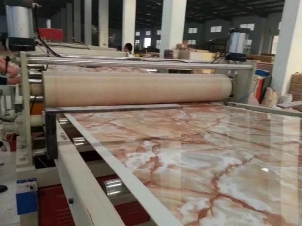 UV Coating High Glossy PVC Sheet Manufacturing Machine for Kitchen Cabinet