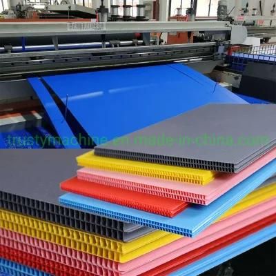 PP Hollow Sheet Production Line PP Hollow Board Machine PP Polypropylene Twin Wall Packing ...