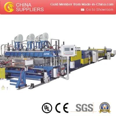 PC, PP, PE Hollow Profile Board Extrusion Line