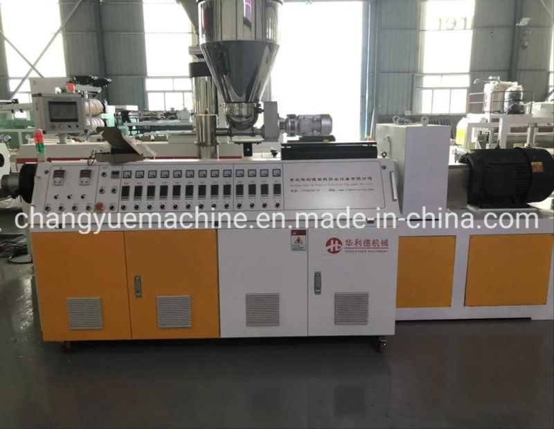 PVC Plastic Electrical Cable Trunking Profile Making Machine / PVC UPVC Profile Extrusion Production Line with Good Price