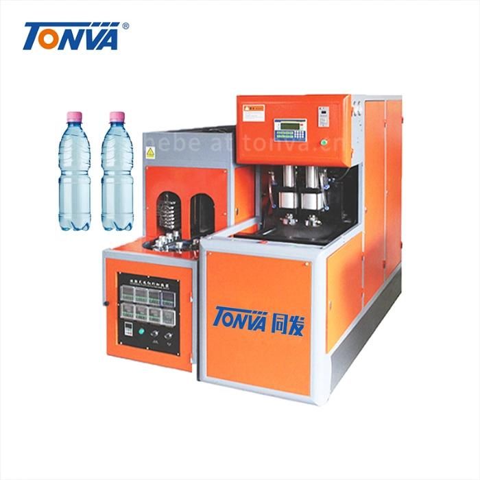 Tonva 3000ml 2-Cavity Pet Bottle Blow Blowing Molding Machine Semi-Automatic