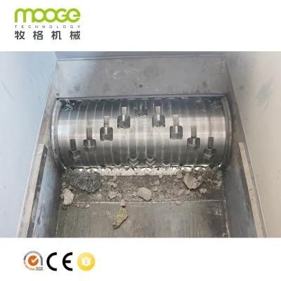 single shaft shredder machine for head material PVC PE thick wall pipe