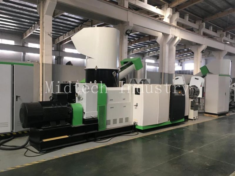 Waste Plastic Recycling BOPP PE PP Film Pelletizing Granulation Machine Line