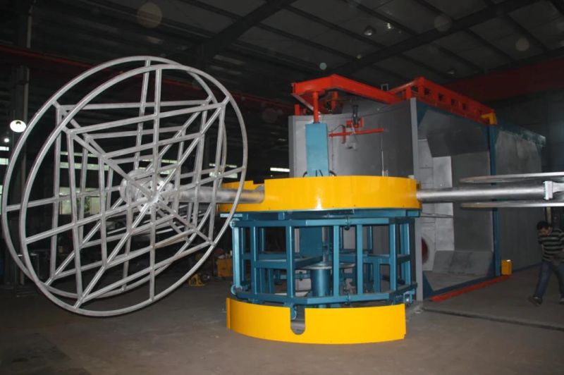 Customized Rotational 3.6m Roto Molding Rotomolding 4 Arms Carousel Machine