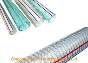 8-200mm PVC Spiral Steel Wire Reinforced Hose Pipe Production Line