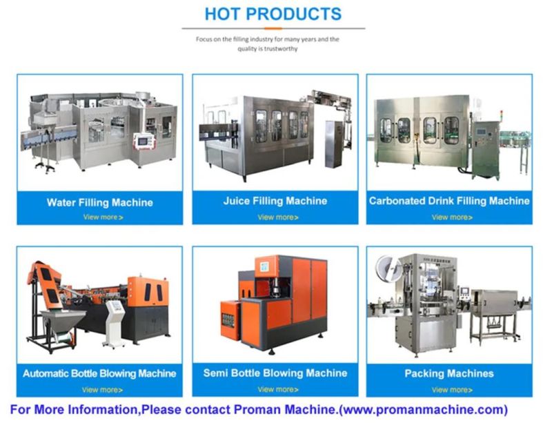 Semi-Automatic Hot Filling PP Bottle Plastic Blowing Machine