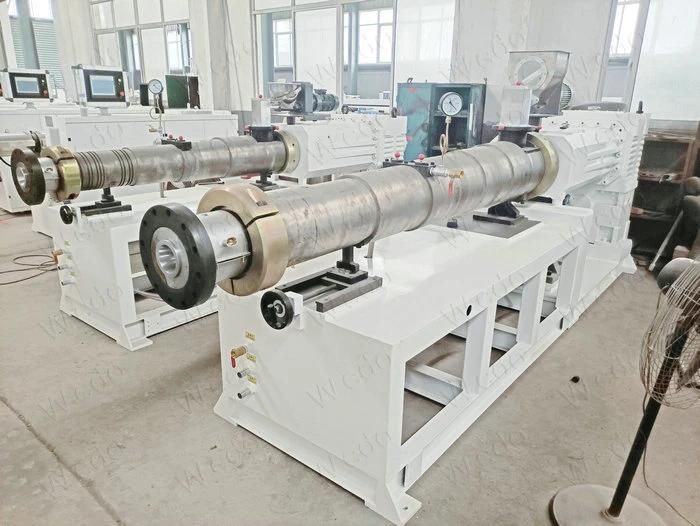 Conical Twin Screw PVC Plastic Profile Extruding/Making Machine Production Line