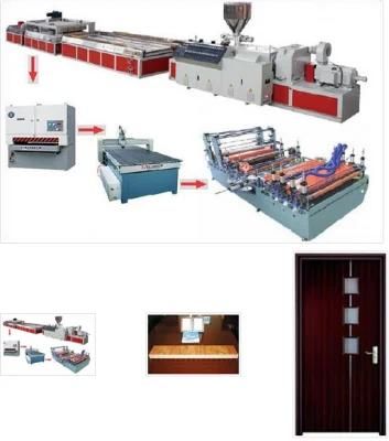 WPC (PVC+Wood) Door Panel Extrusion Production Line