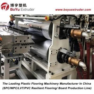 China Spc/PVC Composite Panel/Floor/Board/Sheet Plastic Extrusion Line with High Capacity