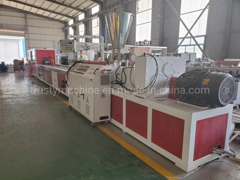 PVC WPC Window Profile Door Profile PVC Ceiling Wall Panel Door Panel Extruder Machine Production Line