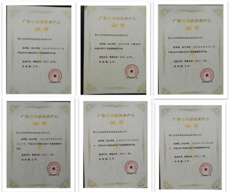 China Bst 50-250mm PE Pert PPR Pex Pipe Line, CE, Sira, ISO Certification