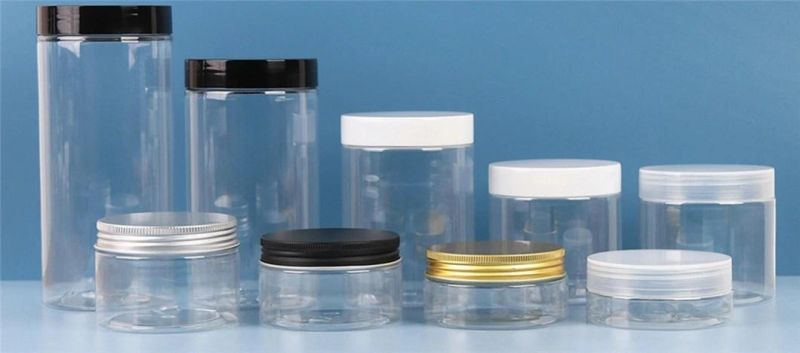 Plastic Jars Food Packaging Clear Cans Wide Mouth Bottles Make Making Maker Manufacturing Blower Blow Blowing Molding Machine