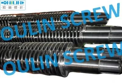 Liansu 65 Twin Conical Screw and Barrel for PVC Extrusion