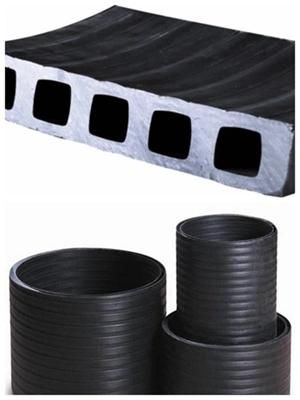 HDPE Hollow Wall Spiral Winding Structured Wall Pipe Machinery