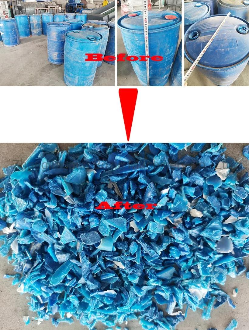 Agricultural Film Recycling Washing Machine with Capacity 1000kg Blue Drum Bucket Recycle Cleaning Equipment