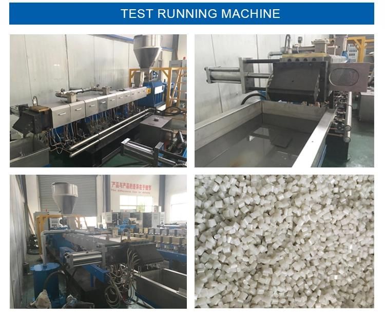 Twin Screw Extruder Nylon Recycle Pellet Plastic Extruding Machine for Sale