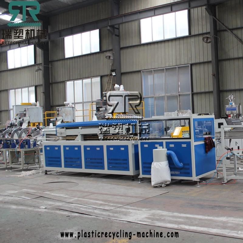 High Capacity WPC Decoration Profile Plastic PVC Profile Machine