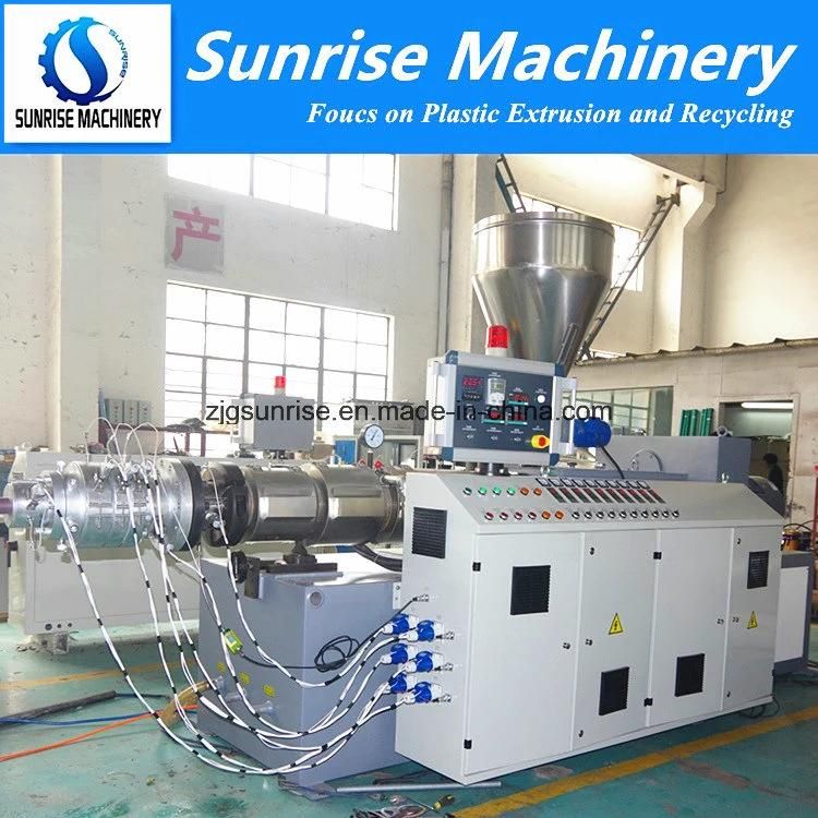 Chinese Good Quality PVC Profile Pipe Panel Twin Screw Extruder