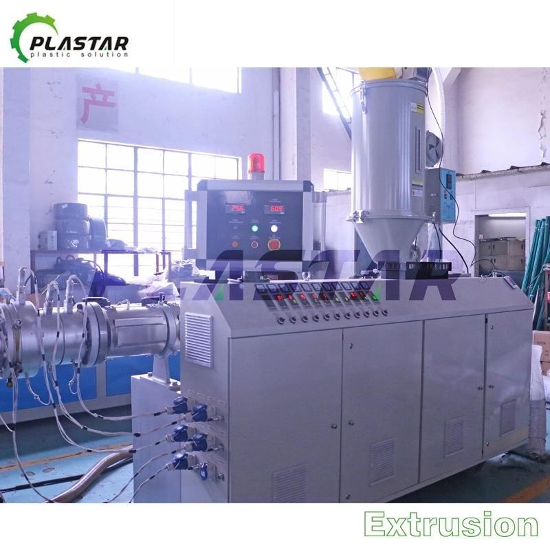 Steel Flexible Hose/Metal Flexible Pipe Plastic Cover Extruder Making Machine Production Line