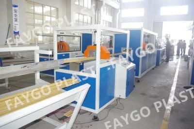 PVC Wall Panel Production Line / WPC Profile Extruder Making Machine