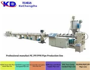 Plastic PVC/PE/HDPE/PP/PPR/LDPE/Pprc Water Hose/Electric Conduit Cable Pipeextruding ...