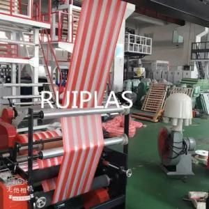 High Speed Striped 2 Color Biodegradable Film Blowing Machine for Sale