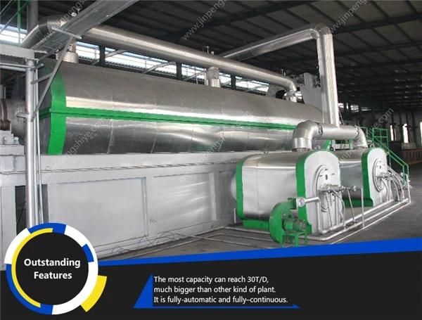 Jinpeng New Technology 30 Tons Continuous Rubber Tire Recycling Machine
