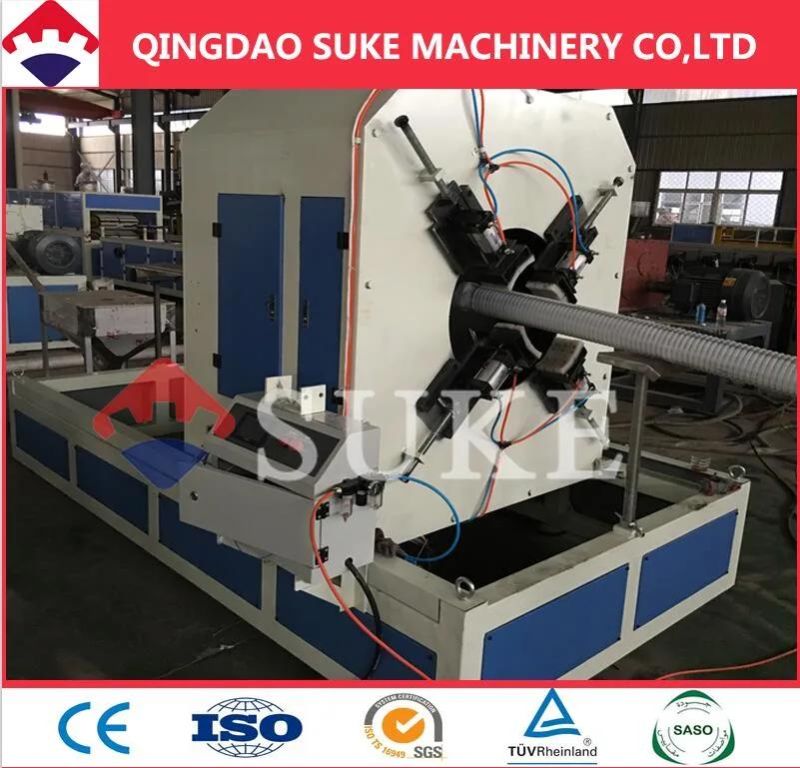 PVC PE Single Double Wall Corrugated Pipe Production Extrusion Machine Line