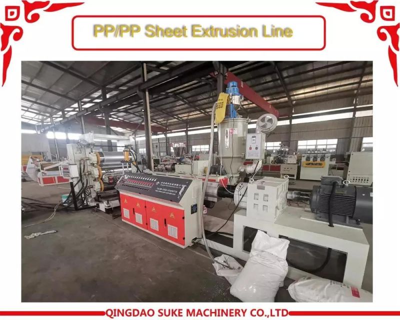 Single-Screw Plastic Sheet PE PP Multilayers Plastic Sheet Extrusion Line
