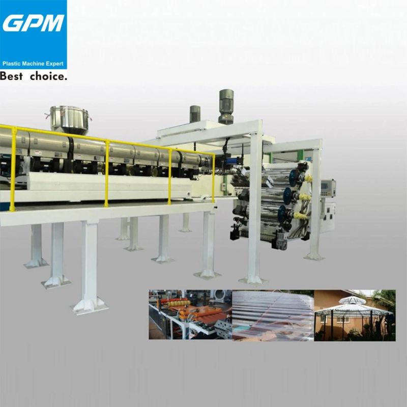 PC Corrugated Sheet Extrusion Production Line