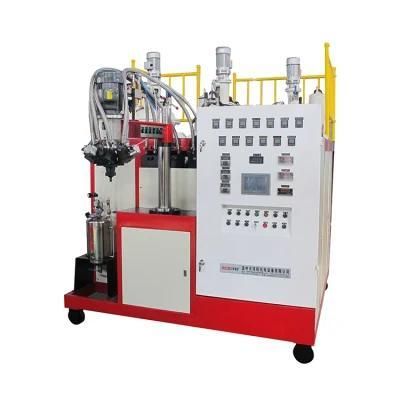 High Temperature Polyurethane Elastomer Making Pouring Pressure PU Foaming Machine